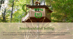 Desktop Screenshot of baumhaushotel-solling.de